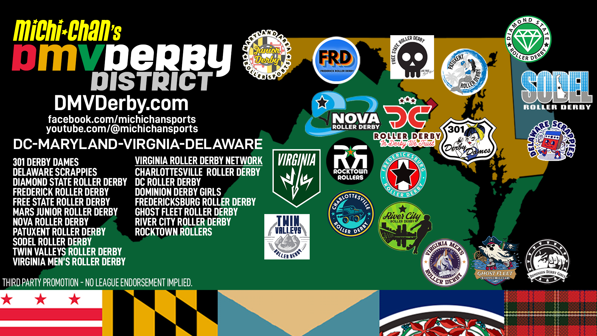 DMV Derby District map